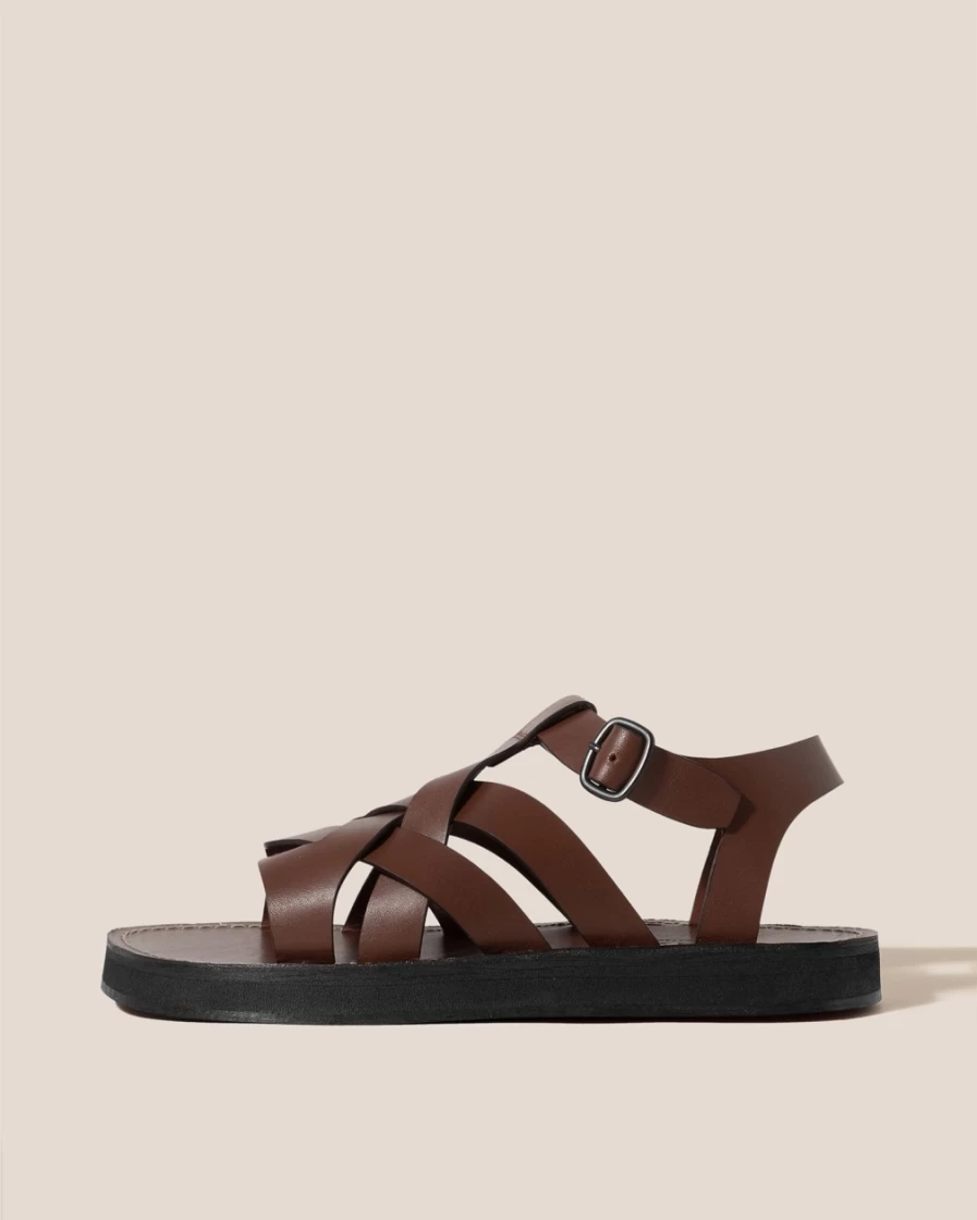 Hereu Studio Women's Chestnut Leather Beltra Belt - Elegant & Timeless Design