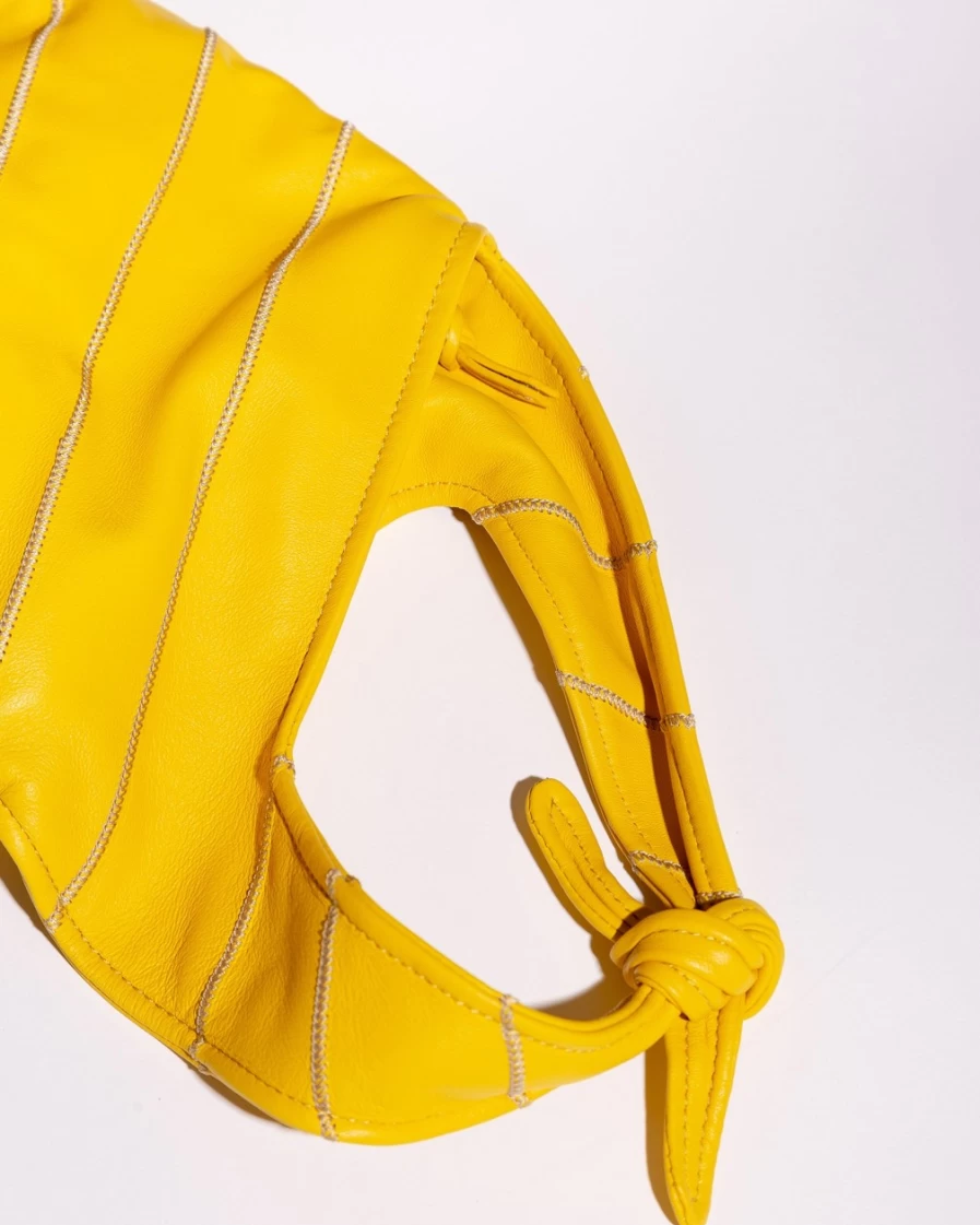 Hereu Studio Women's Yellow Costura Mini Crossbody Bag