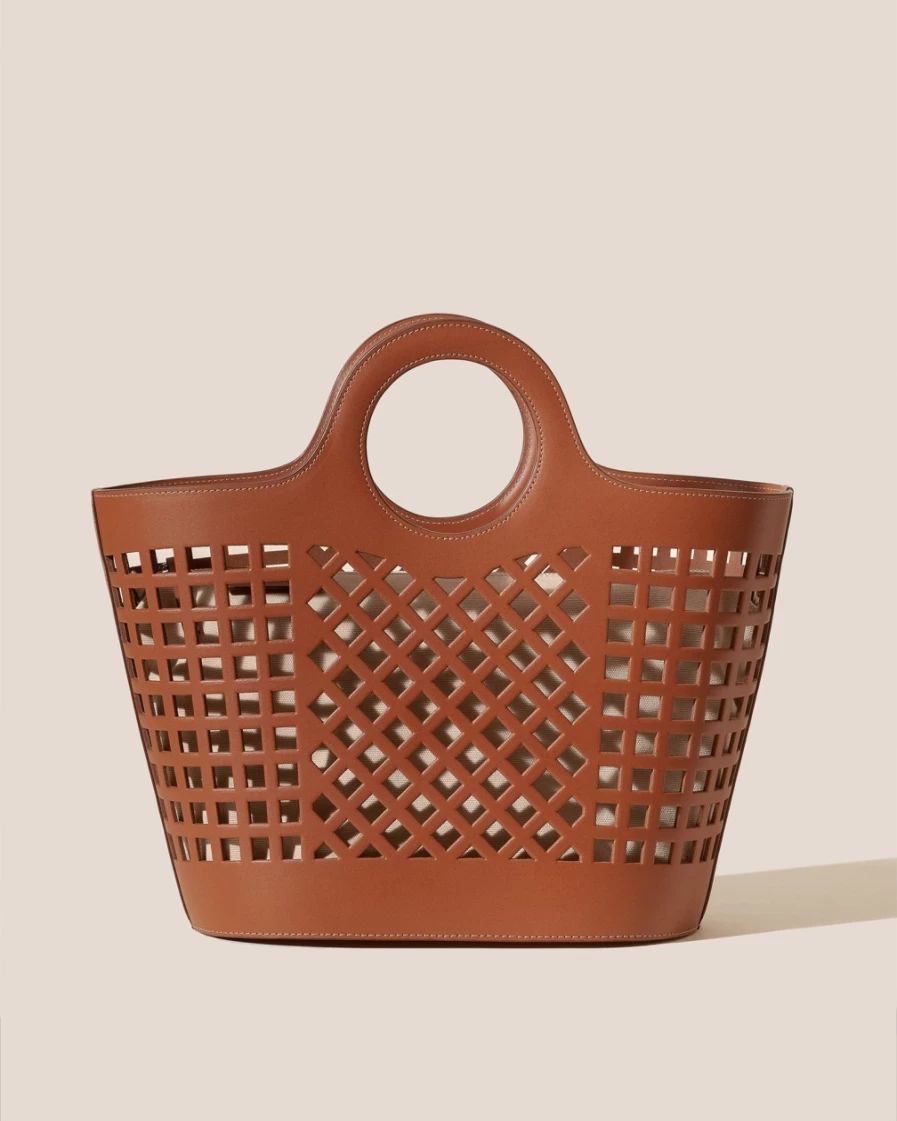 Hereu Studio Women's Tan Colmado Leather Shoulder Bag