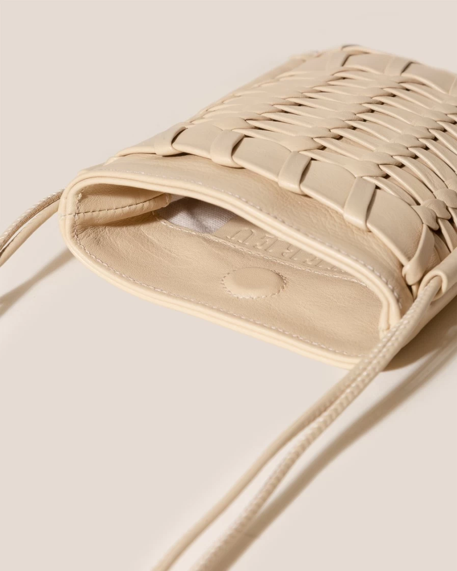 Hereu Studio Trena Mini Sand Women's Leather Crossbody Bag
