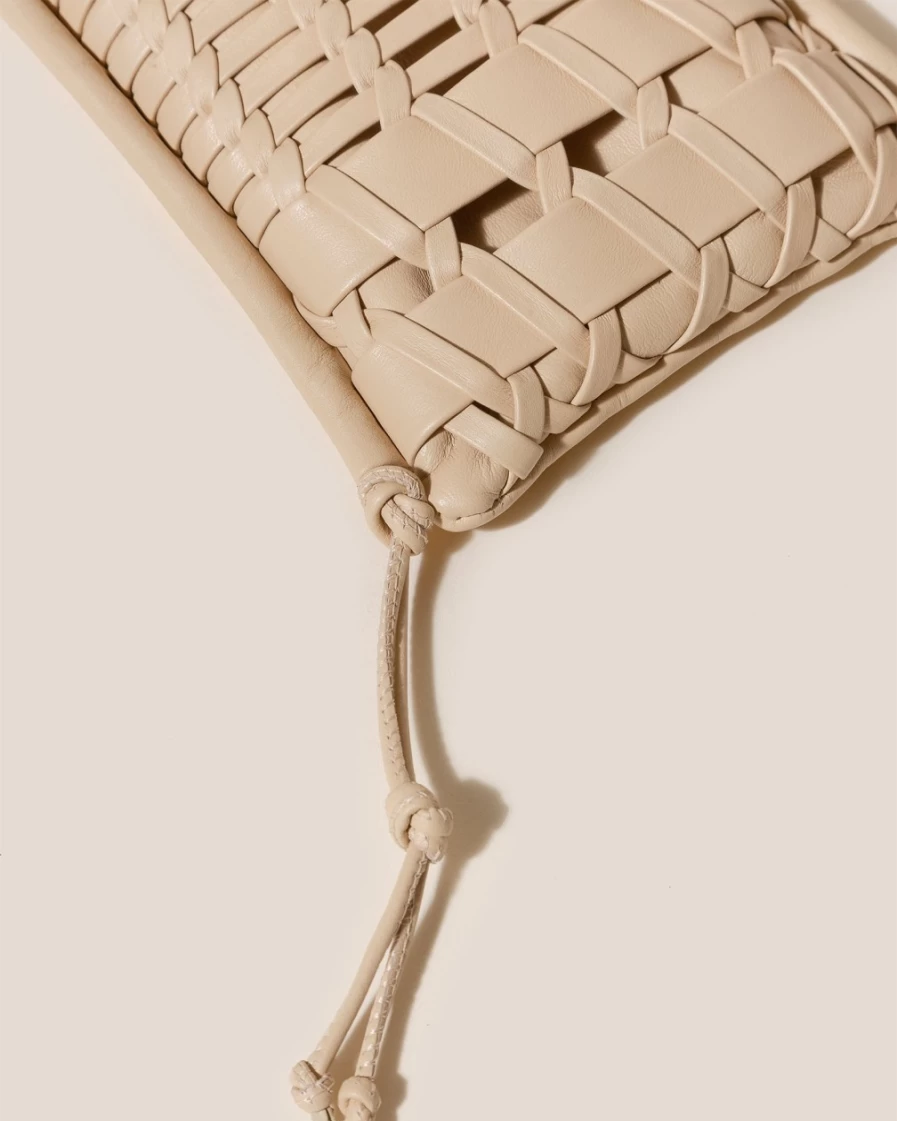 Hereu Studio Trena Mini Sand Women's Leather Crossbody Bag
